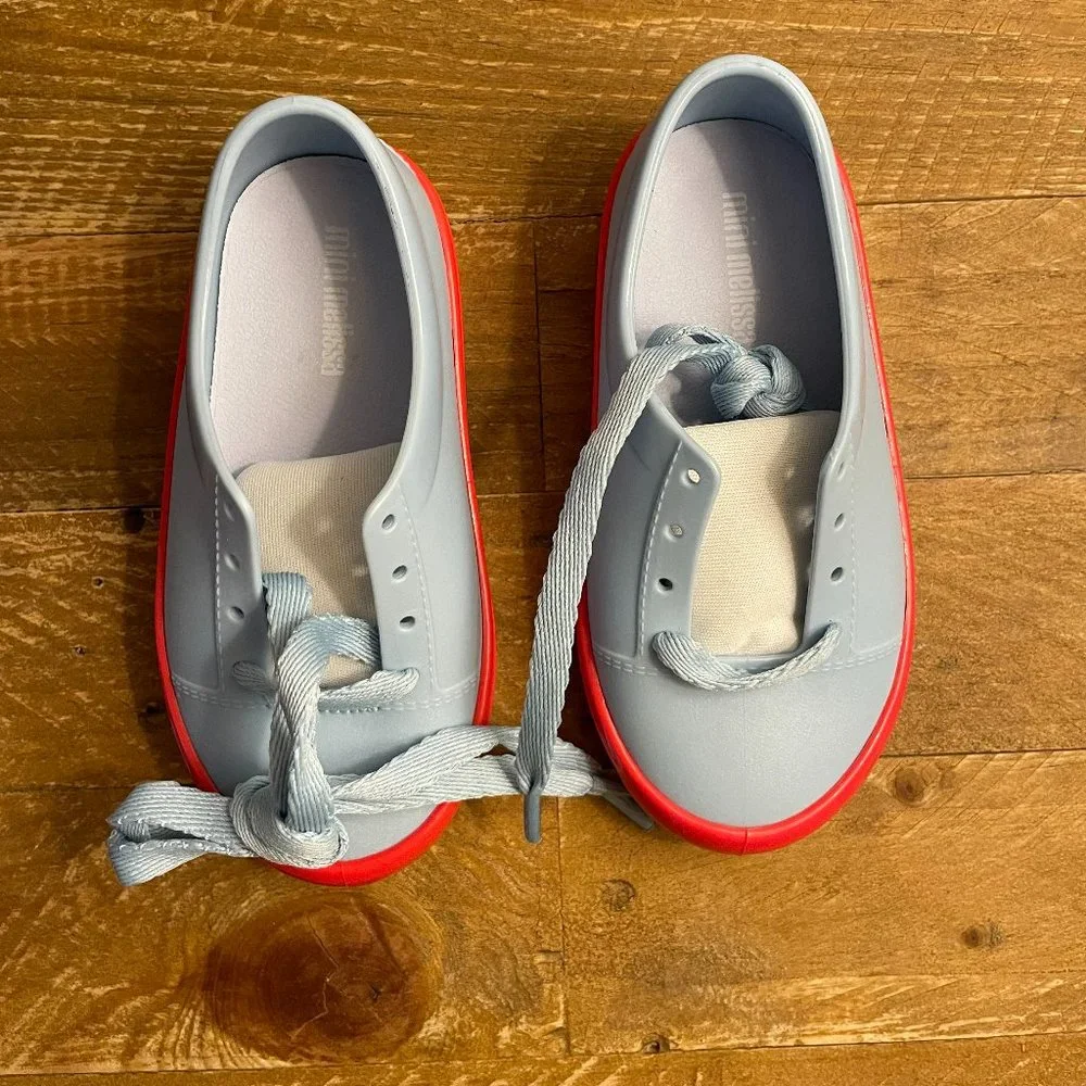 Mini Melissa BLUE Ministreet Shoe Toddler Sneaker NIB - Picture 3 of 5